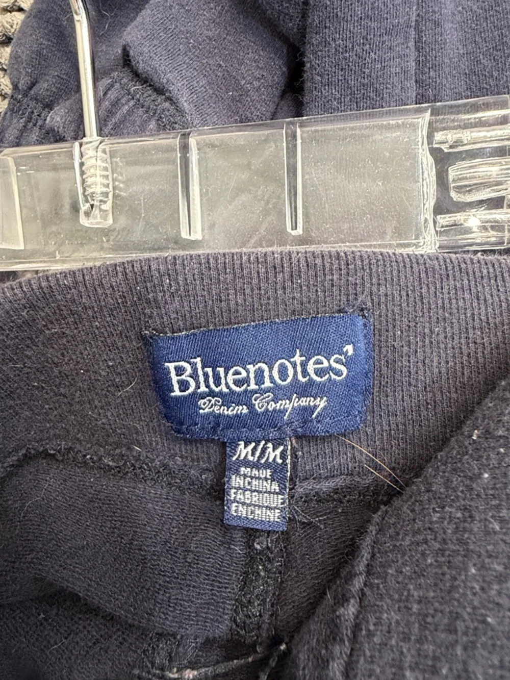 Bluenotes Navy Logo Pullover Hoodie - Picture 2 of 2